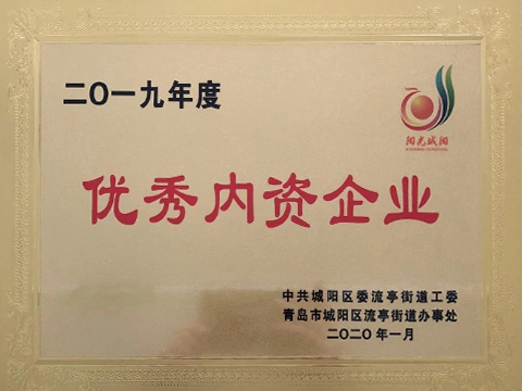 2019年度優(yōu)秀內(nèi)資企業(yè)